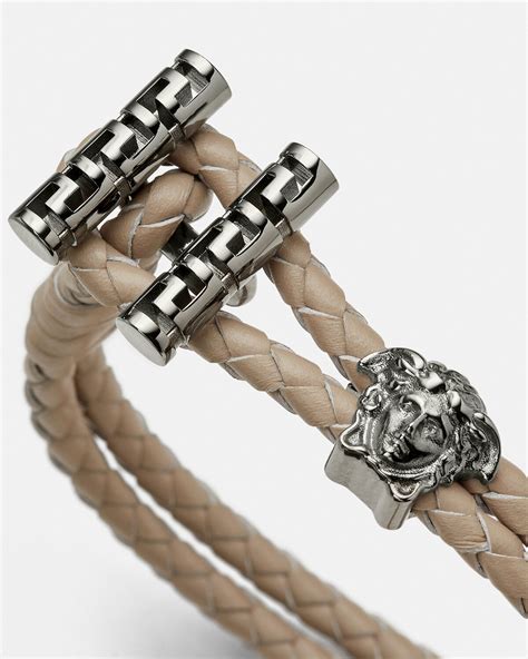 bracelet versace homme medusa|versace medusa braided bracelet.